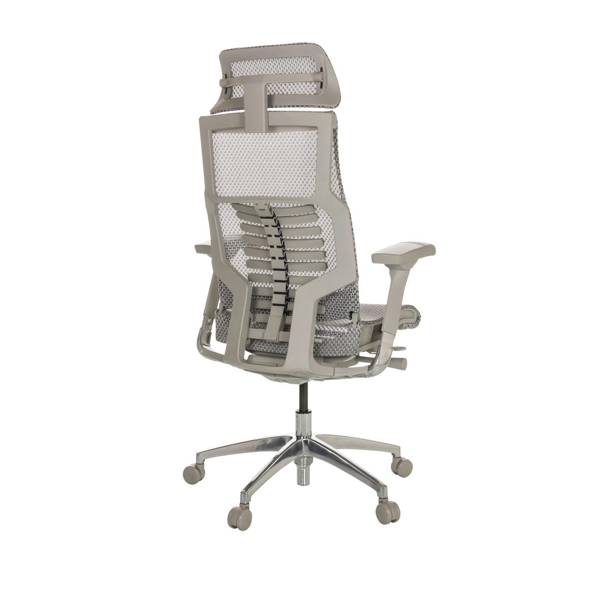 Pisarniški Stol Dynafit Ii G, Svetlo Siva - barve aluminija/svetlo siva, Basics, kovina/umetna masa (67/119-135/60cm) - MID.YOU