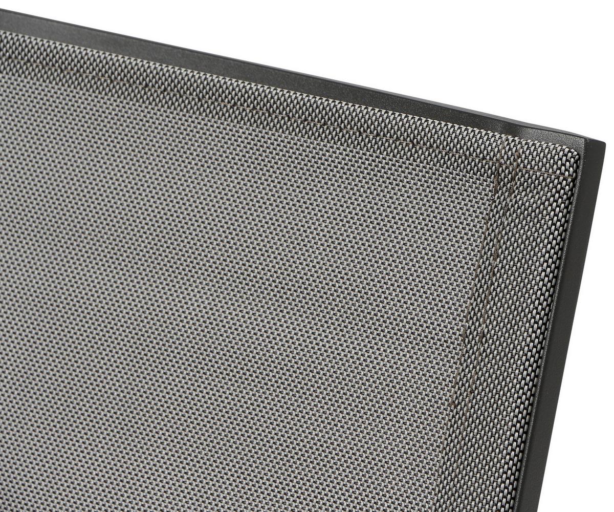 Loungegarnitur 7-tlg Velia, Metall/Textil/Keramik - Anthrazit/Schwarz, KONVENTIONELL, Keramik/Textil - Siena Garden