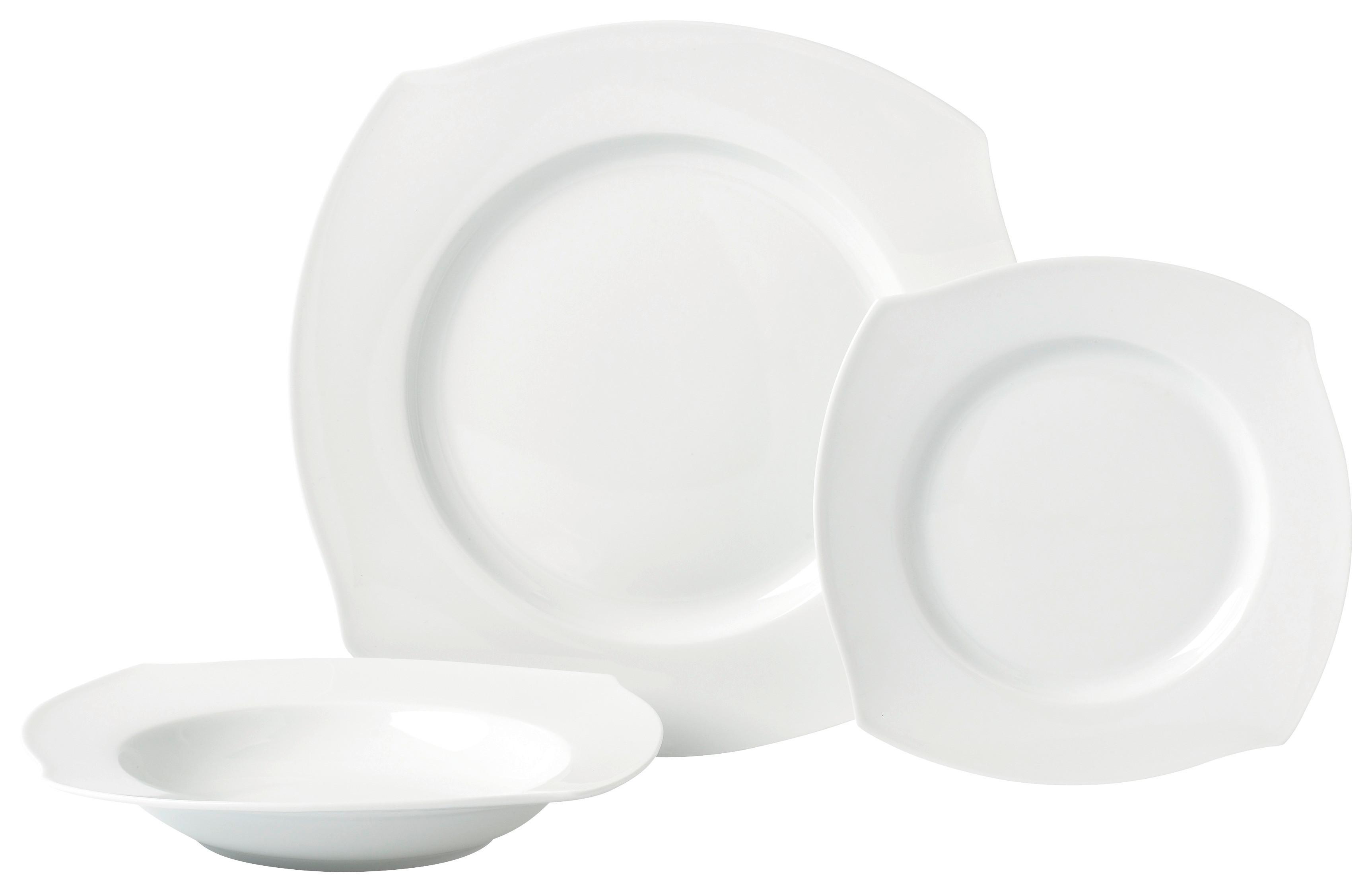 Serviciu de masă 18/1 Johanna - alb, Konventionell, ceramică - Based
