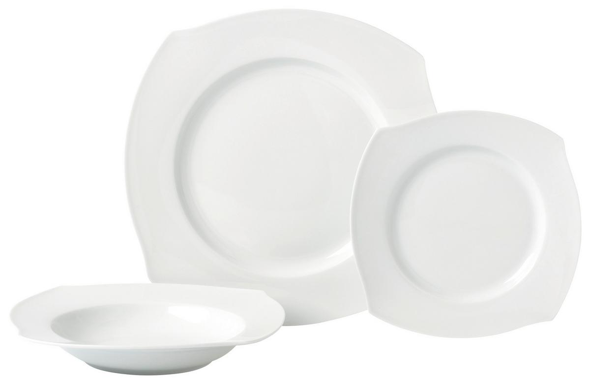 Étkészlet Johanna - fehér, Konventionell, kerámia - Based