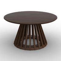 Klubska Mizica Barva Oreha - barva oreha, Moderno, kovina/leseni material (80/40/80cm) - Bessagi Home