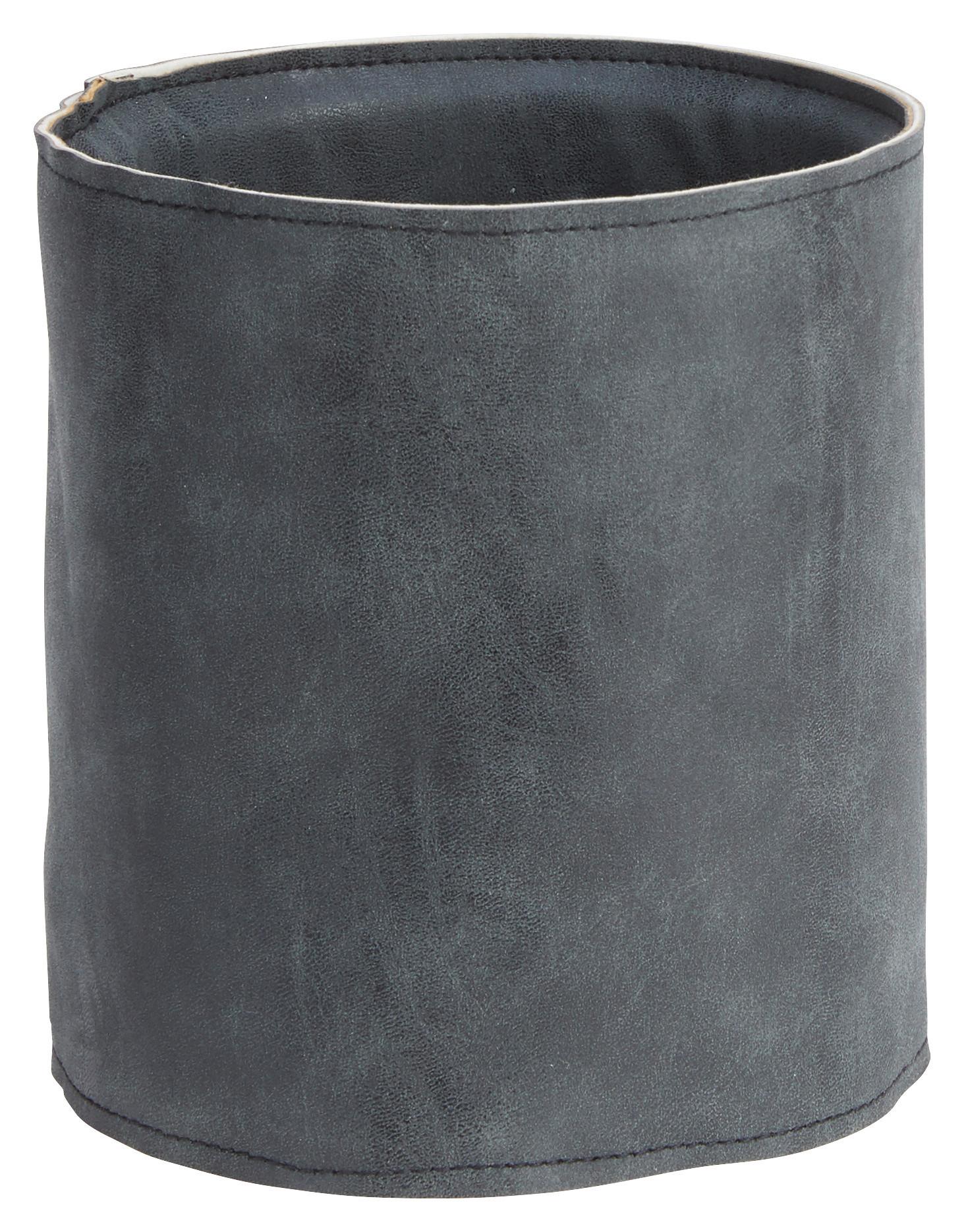 Okrasni Lonček Mette - S - siva, umetna masa/tekstil (12,5/14cm) - Modern Living