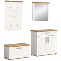Garderobe Verona 4-tlg. ca. 183x194 cm Lärche/Eiche - KONVENTIONELL, Holzwerkstoff (183/194/37cm) - MID.YOU