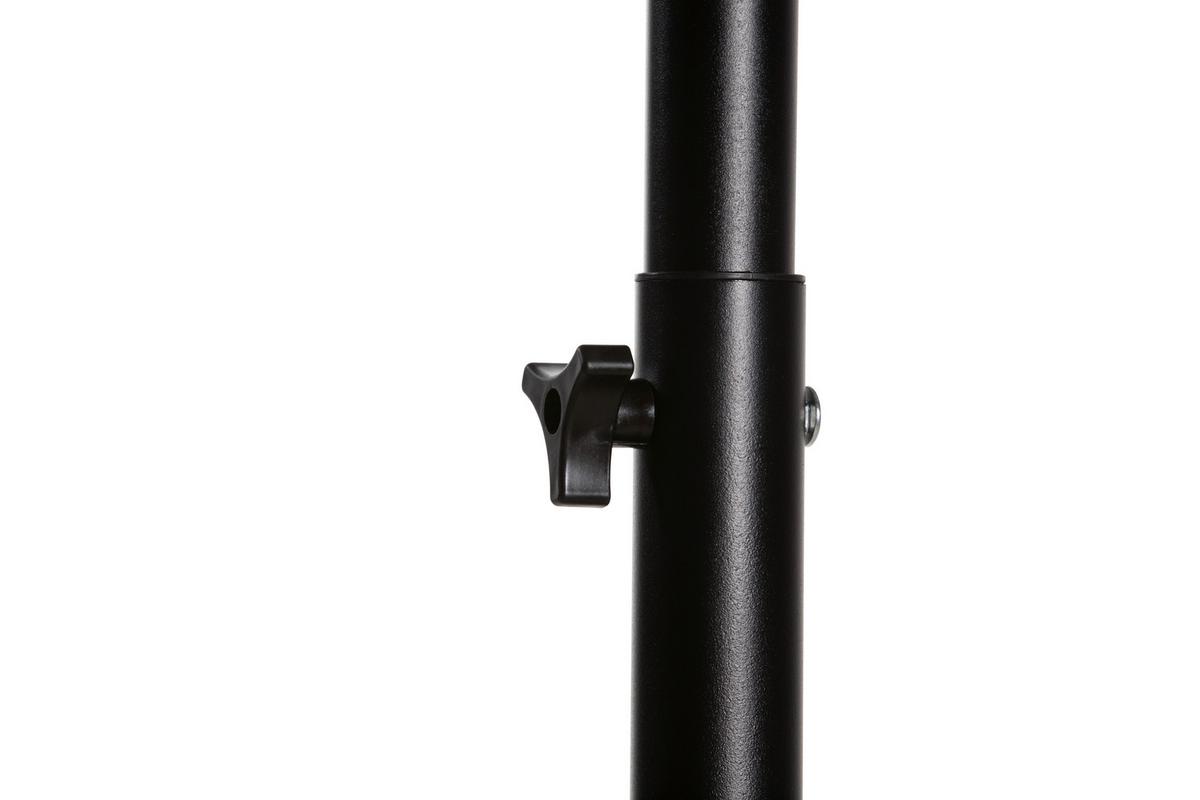 BASKETBALLSTÄNDER SALTA DRIBBLE - Schwarz/Grün, KONVENTIONELL, Metall (83/204-254/130cm) - Salta