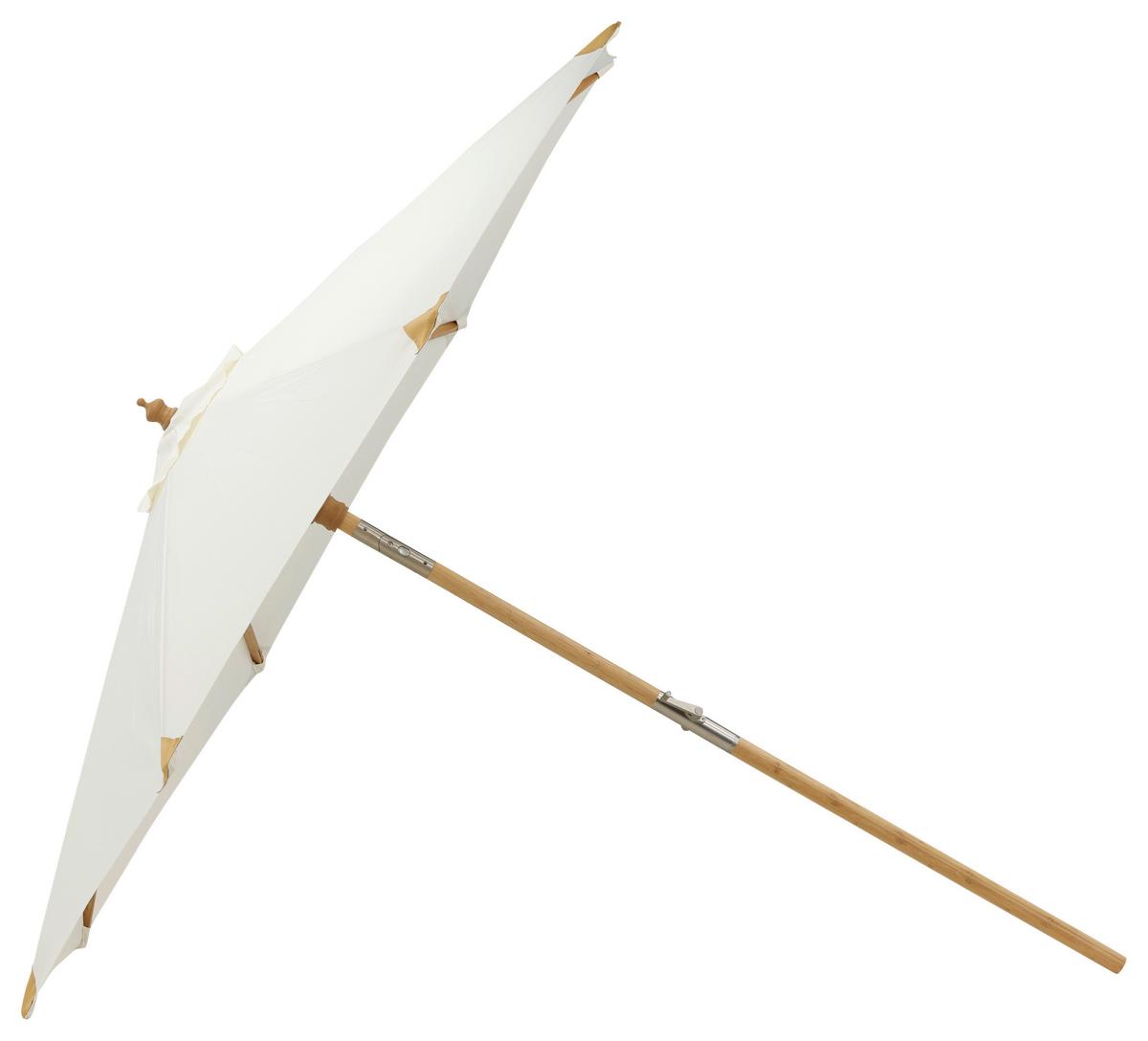 SONNENSCHIRM CEROX - Weiß, KONVENTIONELL (270/250cm) - Gardenson