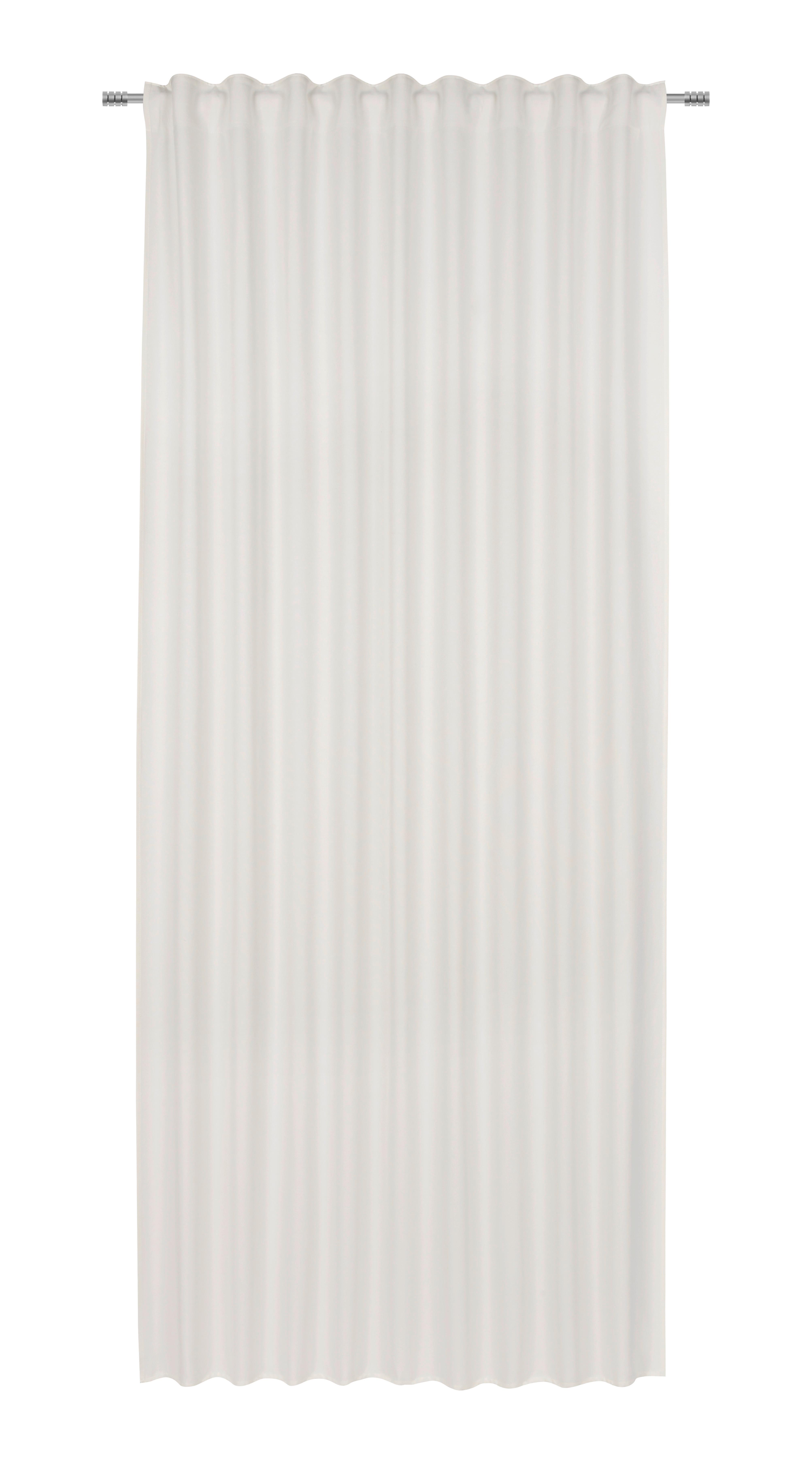 Fertigvorhang Ulrich in Weiß ca. 135/245cm - Weiss, Textil (135/245cm) - Modern Living