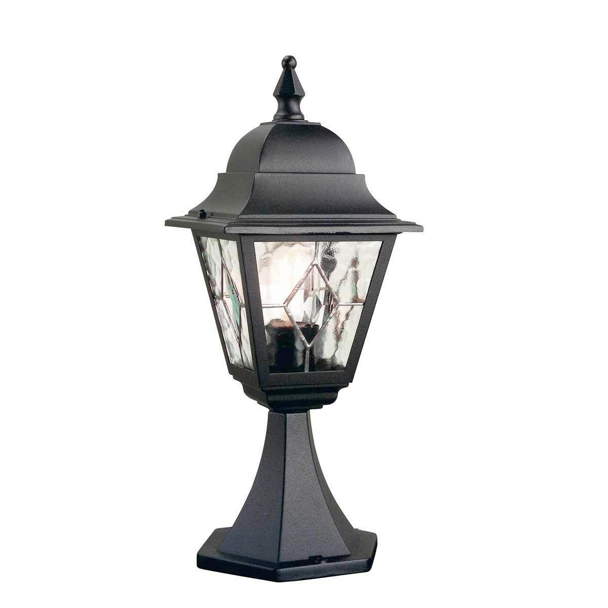 Útjelző Lámpa Nr3-Blk - fekete, Konventionell, üveg/fém (44/18,4/18,4cm) - Elstead Lighting