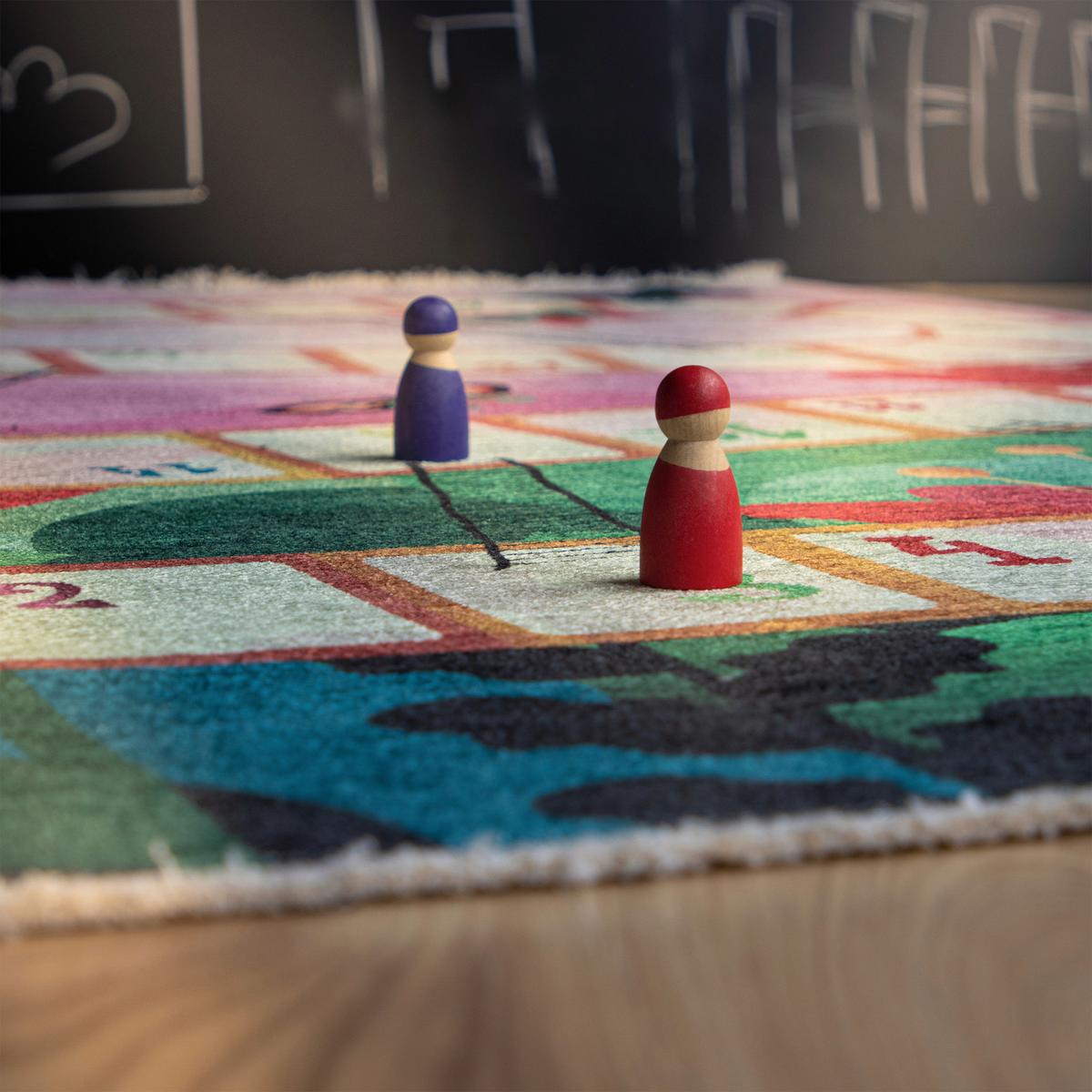 SPIELTEPPICH MY GRETA - Waldgrün/Pink, Trend, Textil (115/170cm) - Ben'n'jen