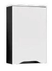 Oberschrank Wave II in Schwarz - Weiß, MODERN, Holzwerkstoff (40/70/20cm) - Mömax