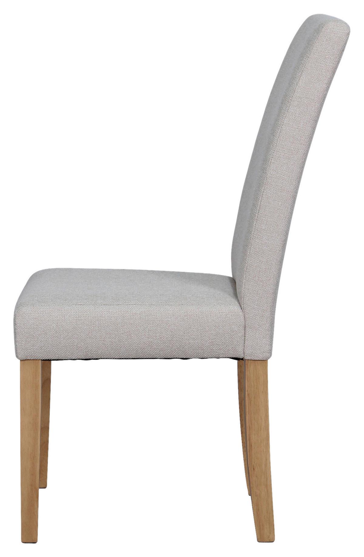 STUHL-SET ELIAS - Taupe/Braun, MODERN, Holz/Textil (47/99,5/60cm) - MID.YOU