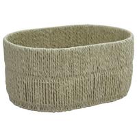 Korb Lavel Oval Naturfarben - Naturfarben, Konventionell, Papier/Metall (39/18/27cm) - Mömax