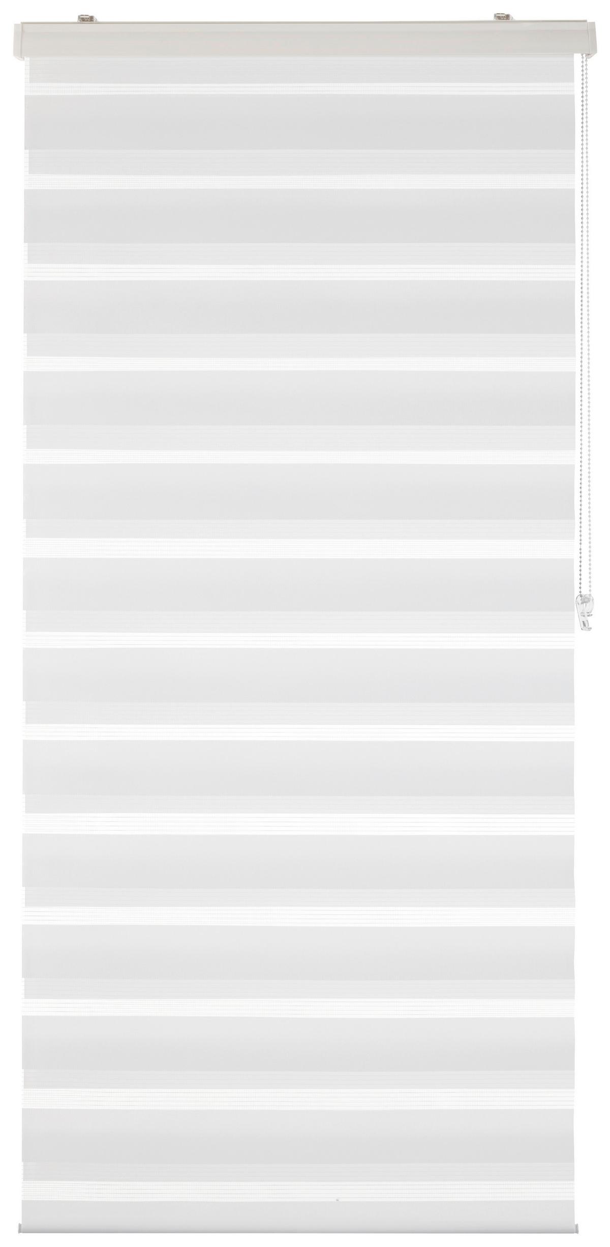 Rulou zebră Thomas - alb, plastic/textil (80/160cm) - Premium Living