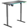GAMINGBORD JACK - svart, Modern, metall/trämaterial (120/70-115/60cm) - Mömax