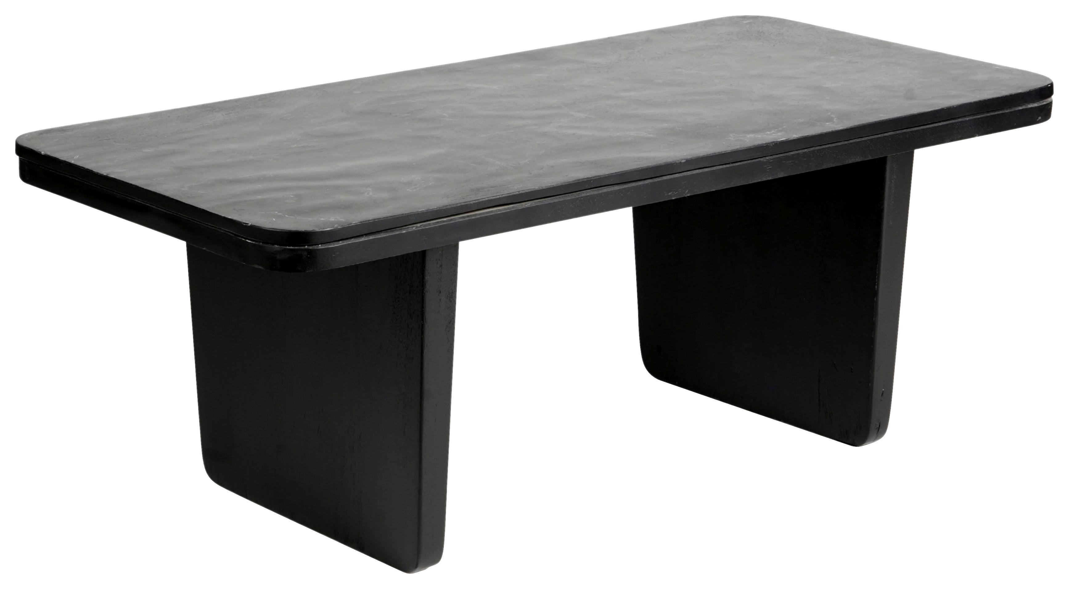 SOFFBORD LEON-STUDIO- - svart, Modern, trä/sten (110/55/40cm) - Premium Living