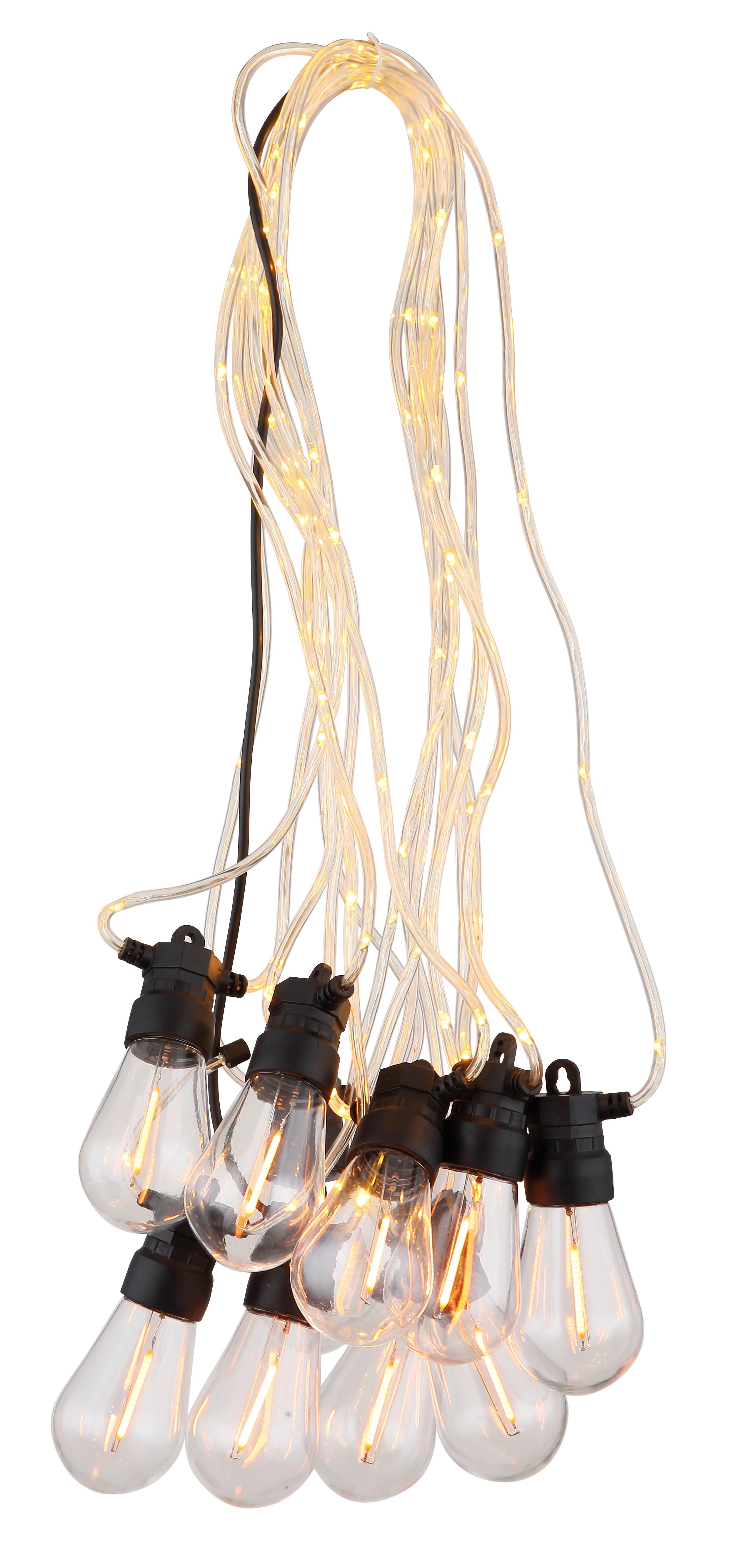 Svjetlosna Girlanda 3416 - prozirno/crna, Basics, plastika (1050/4,5/10,5cm) - Globo