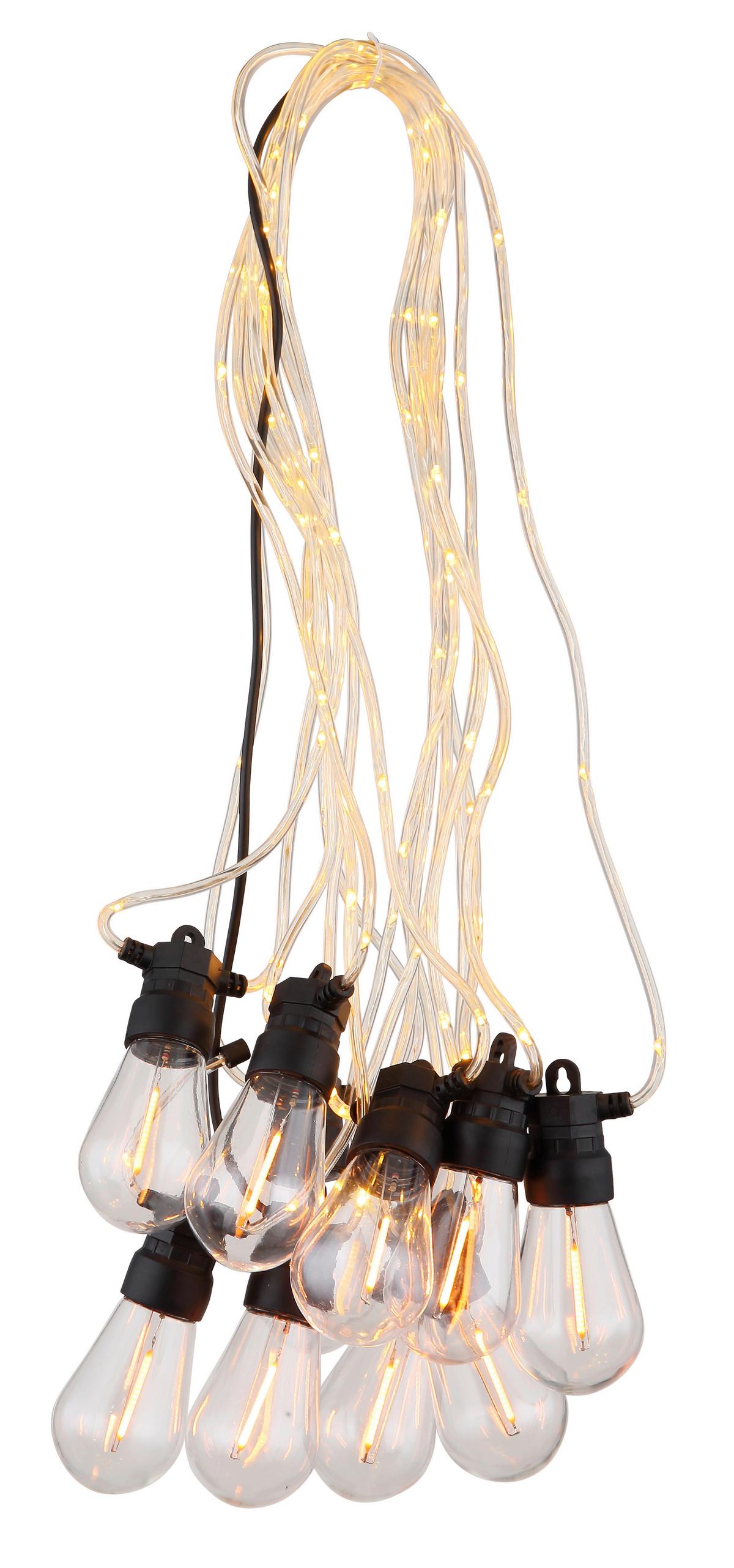 Svjetlosna Girlanda 3416 - prozirno/crna, Basics, plastika (1050/4,5/10,5cm) - Globo