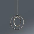 LED-Hängeleuchte Liane max. 15 Watt - Chromfarben, KONVENTIONELL, Metall (30/140cm) - Premium Living