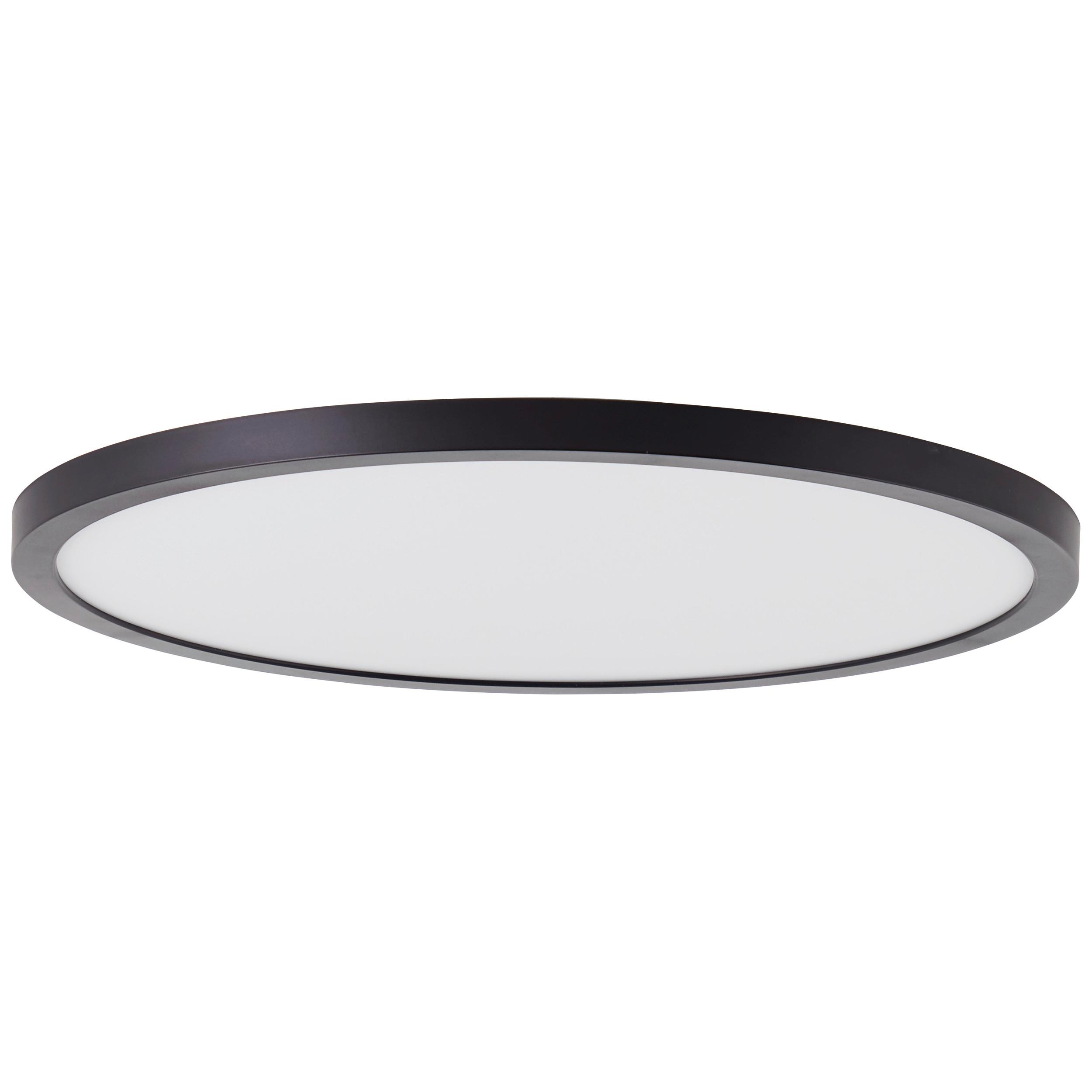 LED-Paneel Tuco Schwarz/Weiß max. 20 Watt - Schwarz/Weiß, Basics, Kunststoff (29,5/29,5/2,5cm) - Brilliant