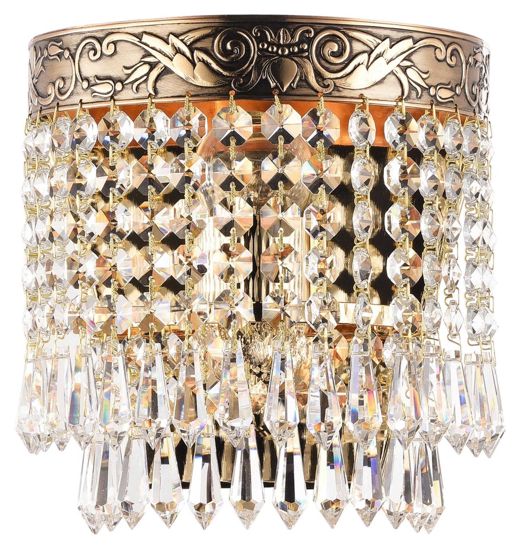Stenska Svetilka Palace - zlate barve, Basics, kovina/steklo (17/18,4/11,9cm) - MAYTONI