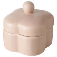 Dekodose Splendy I in Beige - Beige, Modern, Glas/Keramik (8/9/8cm) - Modern Living