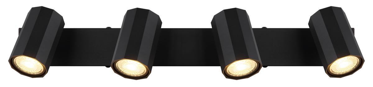 STRAHLER 57918-4B JAMES - Schwarz, Design, Metall (53/6/14,5cm) - Globo