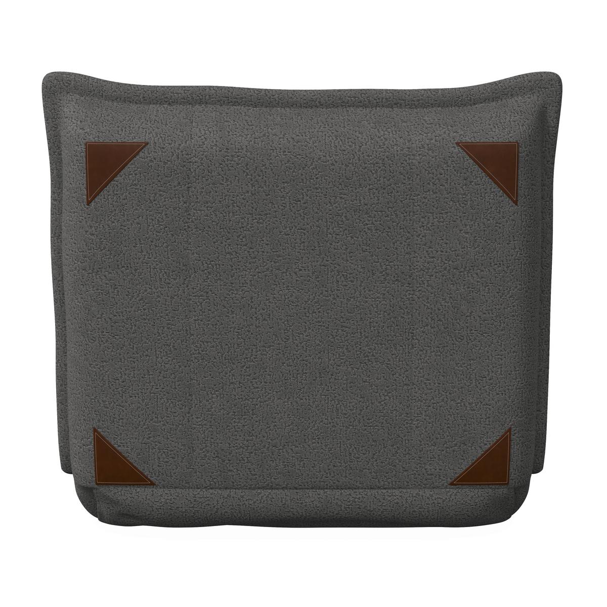 Fekvőfotel Tamara - sötétszürke, Modern, textil/fém (82/31/69cm) - Bessagi Home