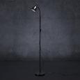 Stehleuchte Mauro - Schwarz, MODERN, Metall (19/145cm) - Modern Living