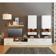 Hängeelement in Weiß/akazie - Weiß, MODERN, Holz (60/133/37cm) - PREMIUM LIVING