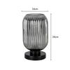 BORDSLAMPA EXI - kromfärg/Schwarzchrom, Modern, metall/glas (14/24cm) - Mömax
