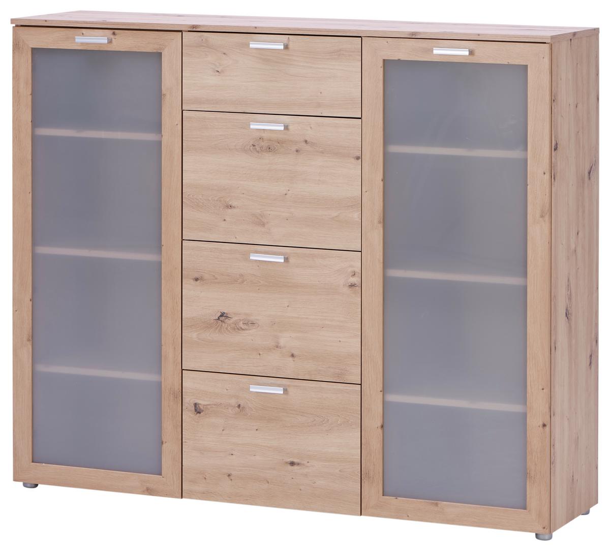 Komoda Xeno - Moderno, drvni materijal (135/115/37cm) - Modern Living