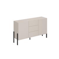 Komód Jukon - kasmírszínű, Modern, faalapú anyag (154/90/40cm)