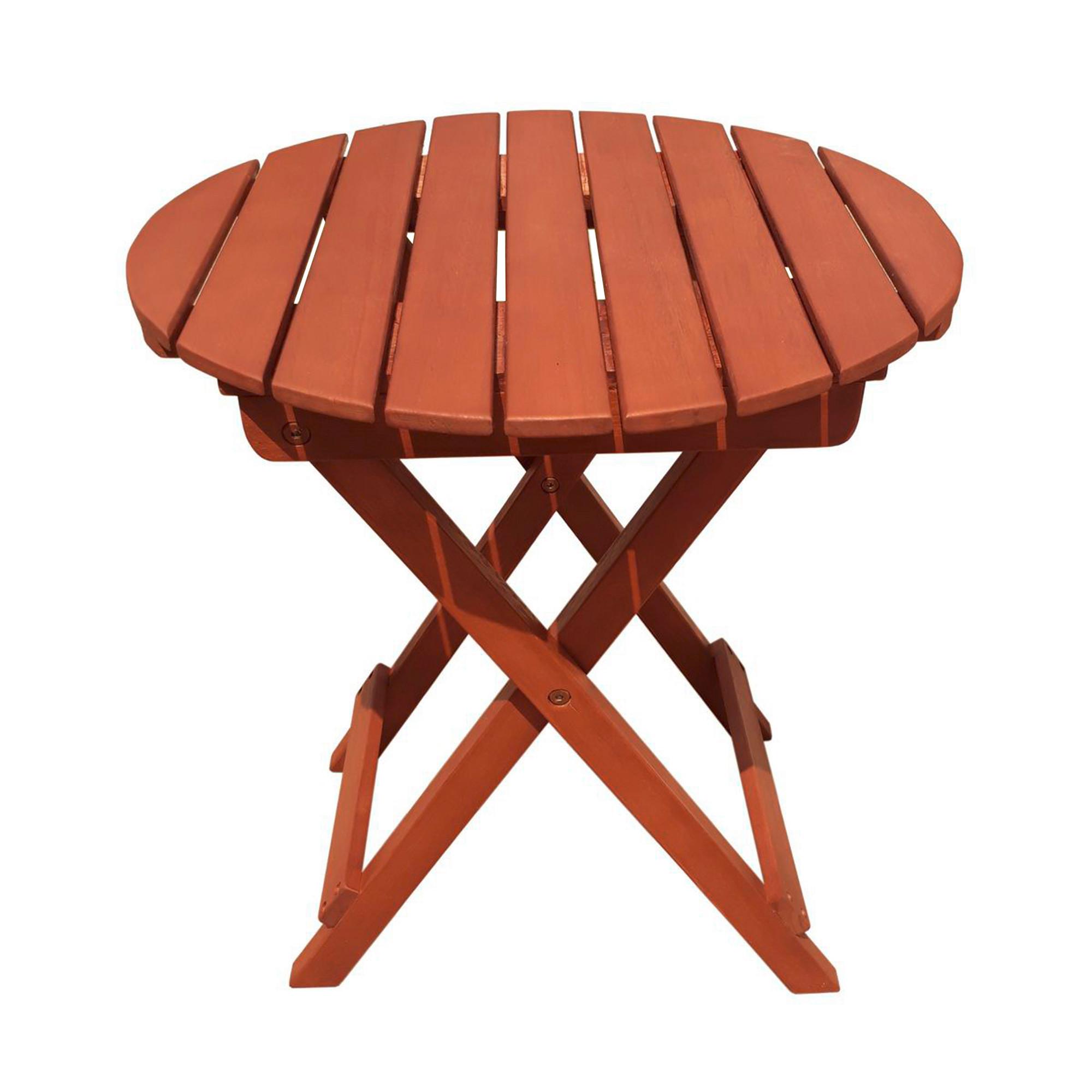 Gartentisch Holz Hanford ca. 45x50 cm klappbar - Braun, Basics, Holz (45/45/50cm) - Gardenson