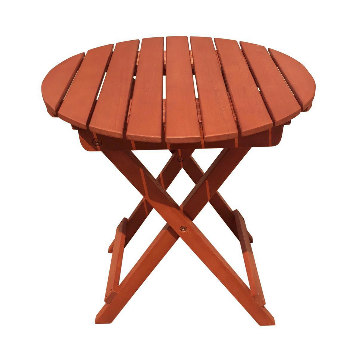 Gartentisch Holz Hanford ca. 45x50 cm klappbar - Braun, Basics, Holz (45/45/50cm) - Gardenson