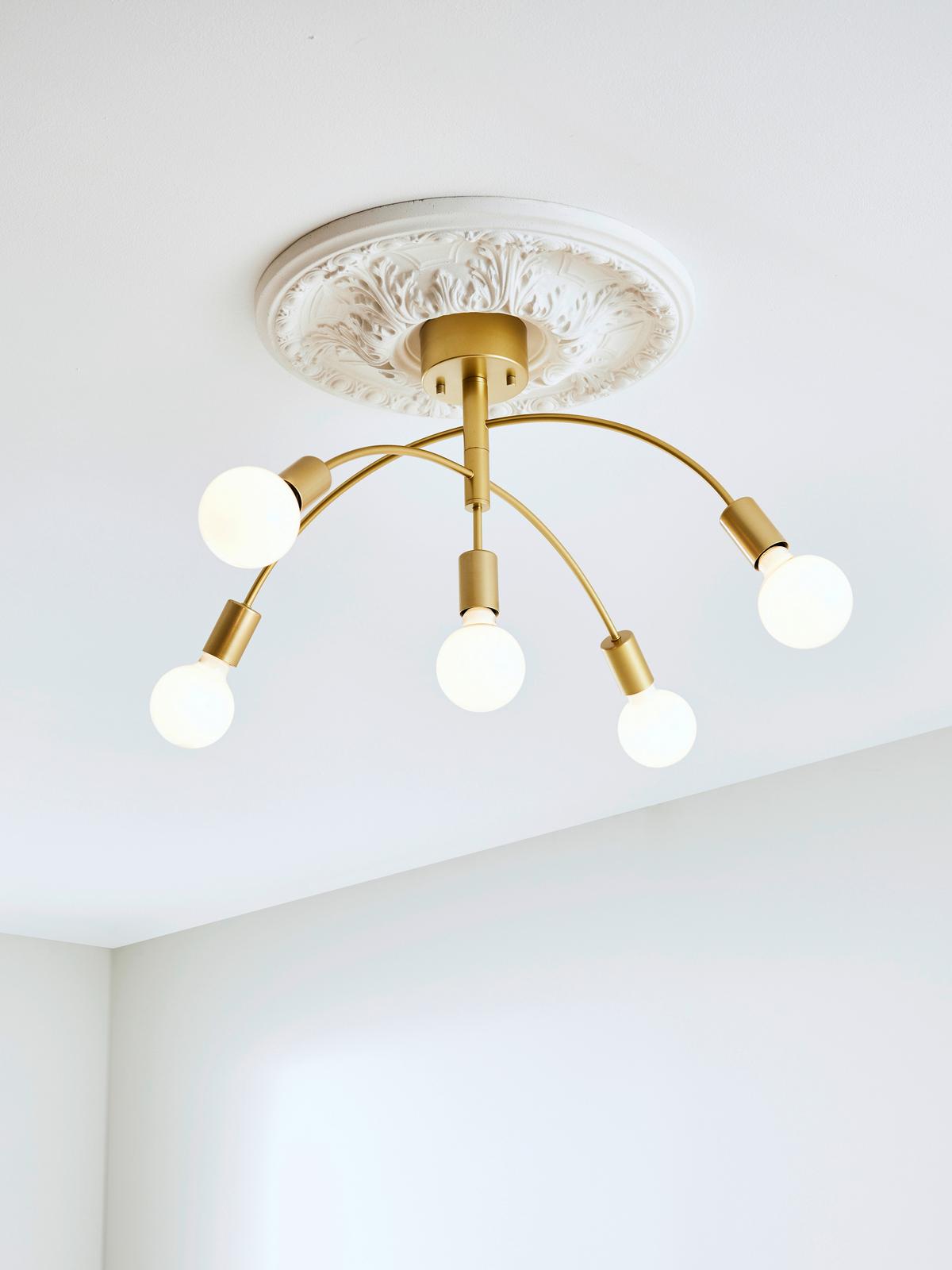Deckenleuchte Cygnus max. 40 Watt - Goldfarben, Basics (70/70/34,5cm) - Markslöjd