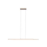 LAMPA WISZĄCA LED FINE *SBB* - kolor niklowy, Basics, tworzywo sztuczne/metal (110/6/120cm) - Boxxx