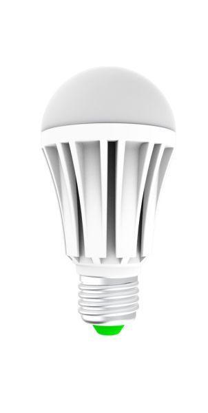 Led-fényforrás 11w E27 - fehér, műanyag/fém (6/11cm)