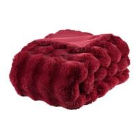 Felldecke Bella Rot ca. 130x180cm - Rot, MODERN, Textil (130/180cm) - Premium Living