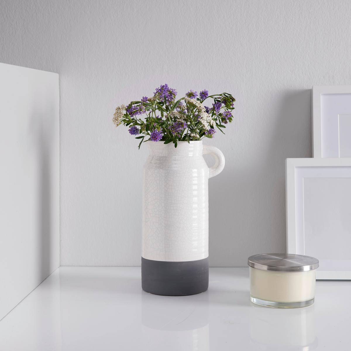 Vaza Rezzo - siva/bela, Moderno, keramika (17,3/31,2cm) - Bessagi Home