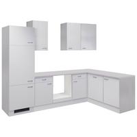 Kuhinjski Blok Wito L-999-2801-024 - bijela/boje oplemenjenog čelika, Konvencionalno, drvni materijal/plastika (280/170cm) - MID.YOU