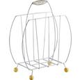 Suporturi Ziare Darnie Spring - culoare lemn fag/culoare crom, Konventionell, lemn/metal (35/44,5/20cm) - Boxxx Suporturi Ziare Darnie Spring - culoare lemn fag/culoare crom, Konventionell, lemn/metal (35/44,5/20cm) - Boxxx