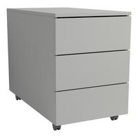 ROLLCONTAINER DALOSA 70 3-SB - Schwarz/Grau, Design, Holzwerkstoff/Kunststoff (39/55/70cm) - MID.YOU