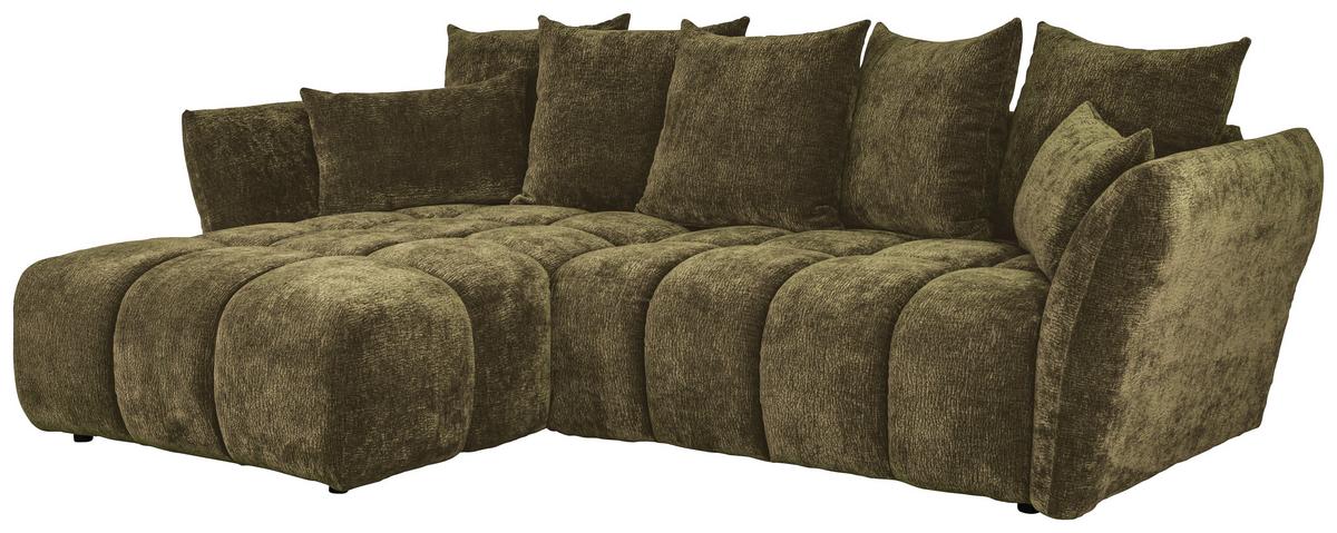 Canapea modulara CAMMELLIO - măsliniu, Modern, textil (296/75-95/189cm) - Mömax