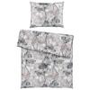 Bettwäsche Bio Eva Design ca. 160x210cm - Anthrazit, Modern, Textil (160/210cm) - ecoTree