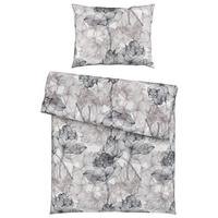Bettwäsche Bio Eva Design ca. 160x210cm - Anthrazit, Modern, Textil (160/210cm) - ecoTree