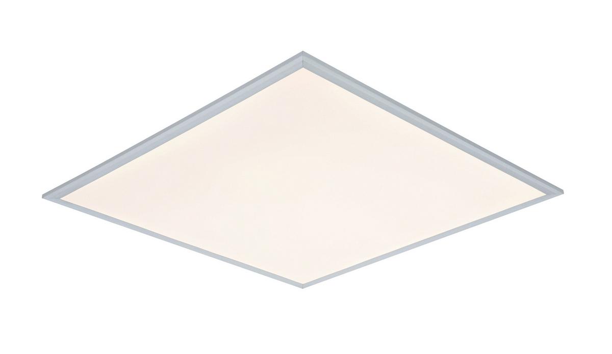 Led Stropna Svjetiljka Cornelius-Akt- - bijela/srebrne boje, Moderno, metal/plastika (60/60/7,5cm) - Mömax