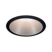 LED-Spot Cole Schwarz/Silberfarben max. 6 W - Silberfarben/Schwarz, Design, Kunststoff/Metall (8,8cm) - Paulmann