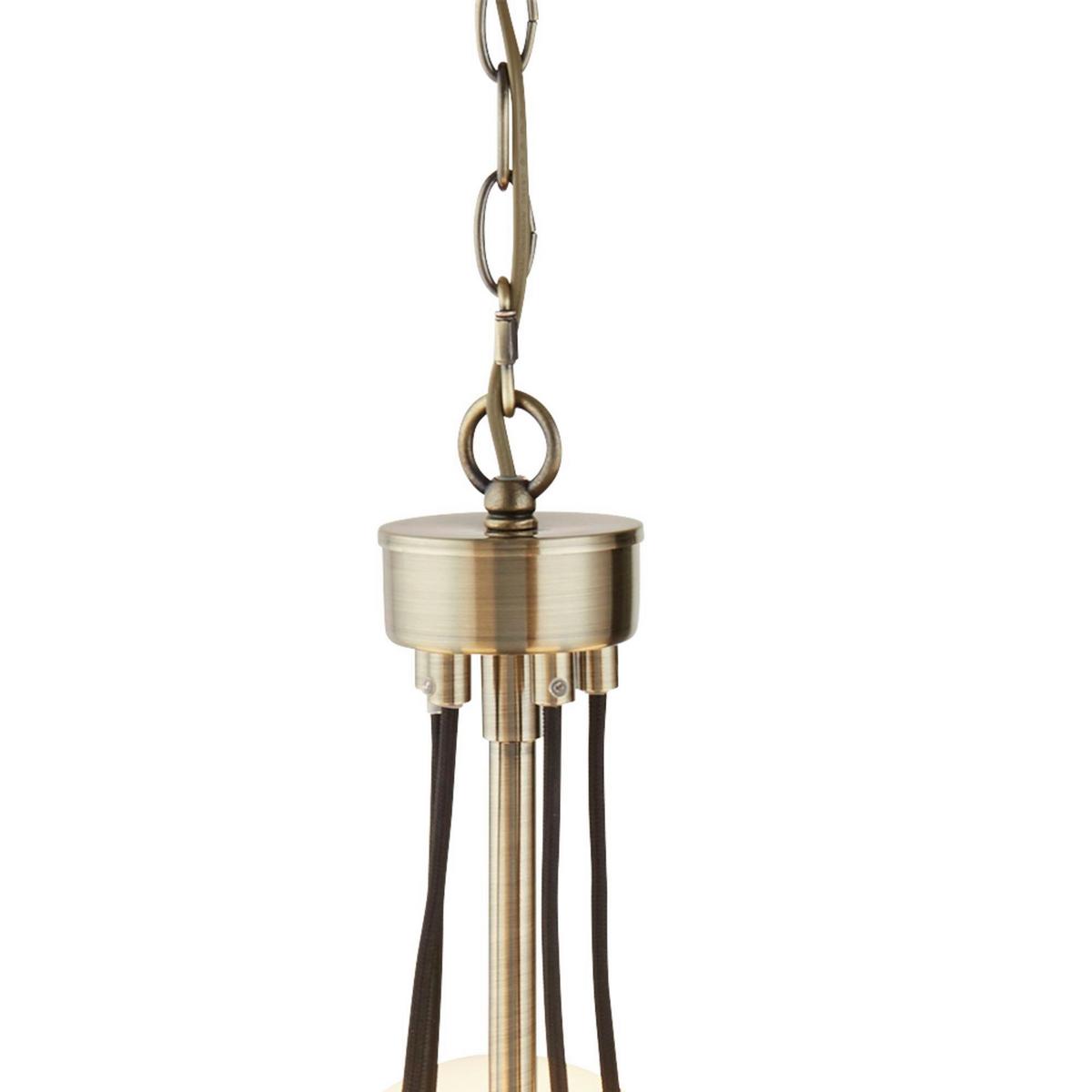 Csillár Sphere 7095-5ab - sárgarézszínű, Konventionell, üveg/fém (58/150cm)