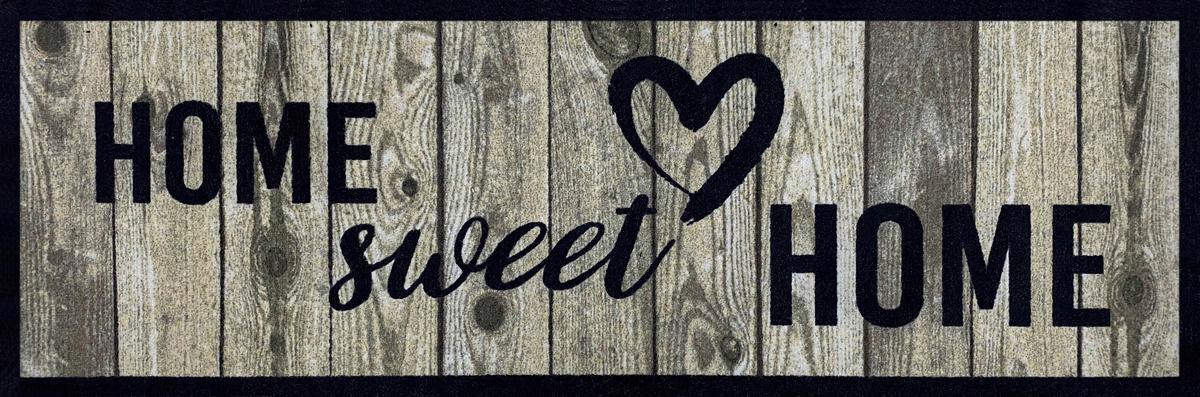 Konyhai Futó Sweat Heart Home - barna, műanyag (50/150/1cm)