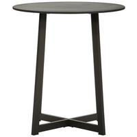 STOLIK BOCZNY ALF - czarny/szary, Trend, metal/szkło (43/43/47cm) - Xora