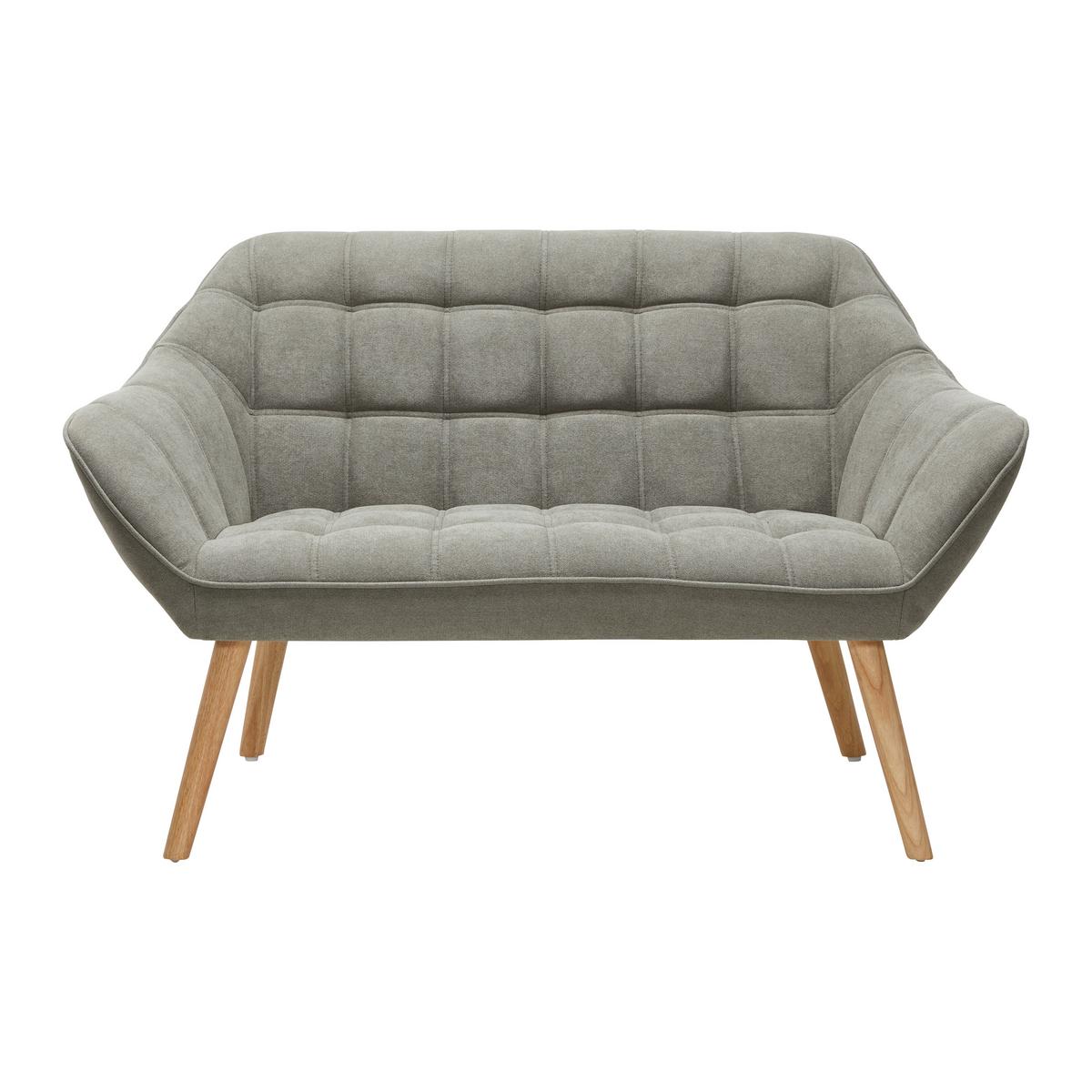 Kanapé Monique - szürke, Modern, textil/fa (127/76/74,5cm) - Bessagi Home